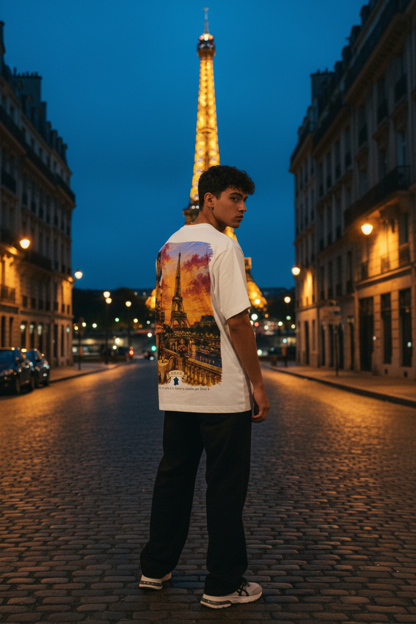 Editorial Visionato — Camiseta França em Paris