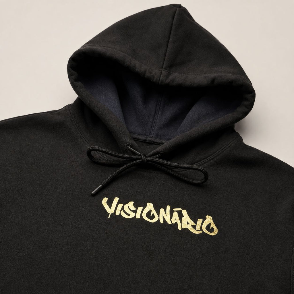 Moletom Visionário Preto • Edição Ouro 3
